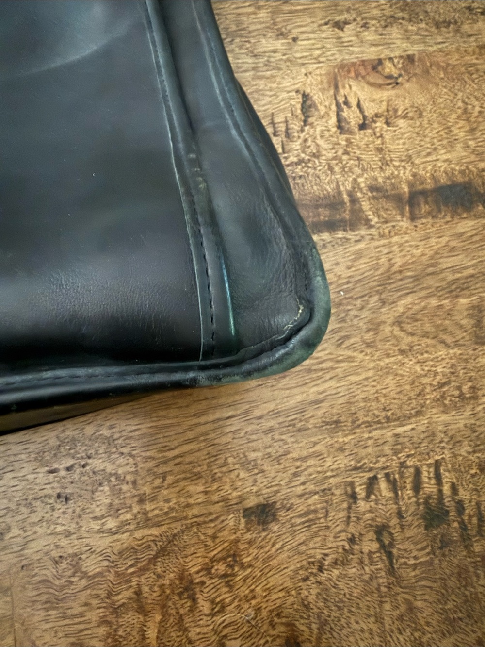 Vintage Coach Black Leather Top Handle Briefcase - Picture 11 of 13